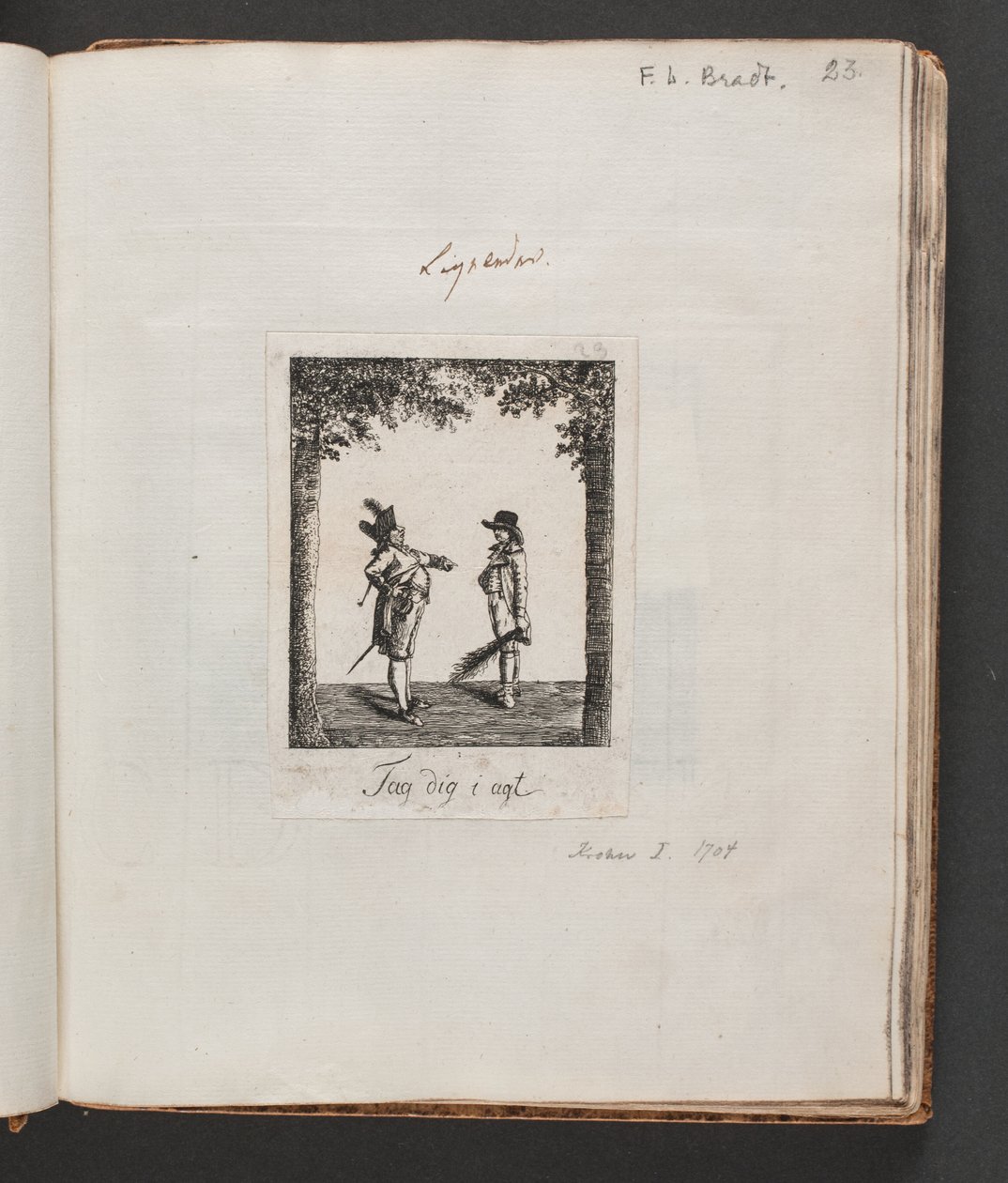 "Cuidado" de Frederik Ludvig  Bradt