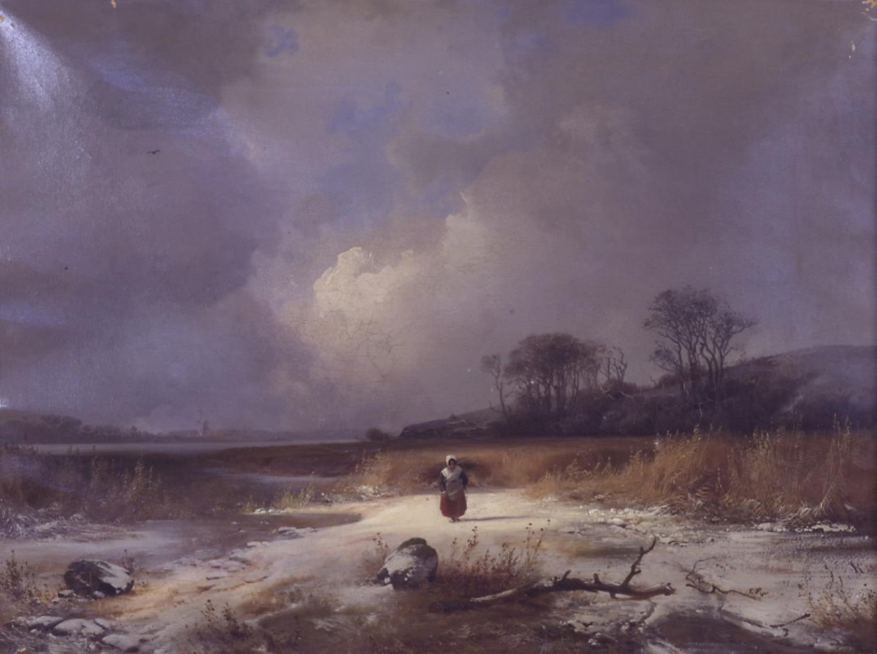Paisagem de inverno de Frederik Rohde