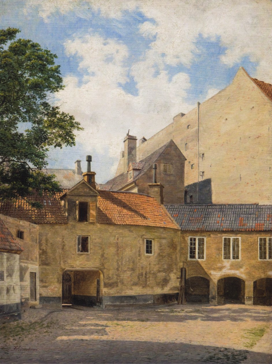 Do pátio do Thotts Palais em Kongens Nytorv. de Frederik Vermehren