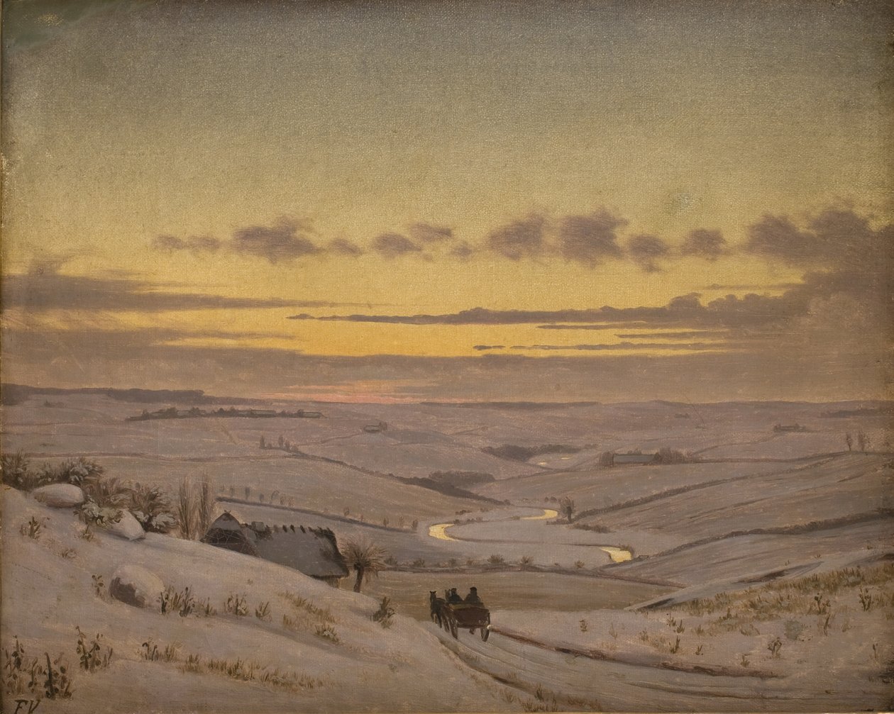 Noite de inverno por Susåen de Frederik Vermehren