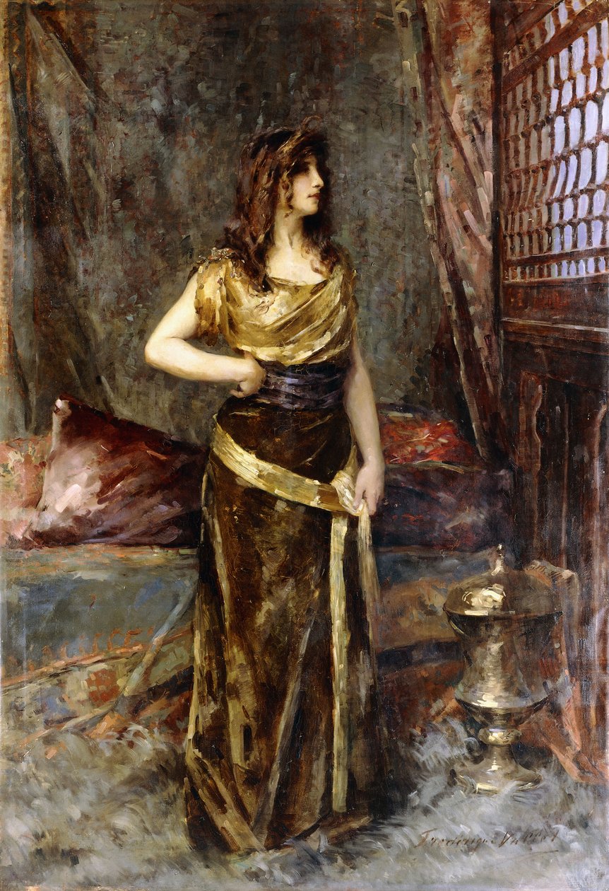 Autorretrato (óleo sobre tela) de Frederique Vallet Bisson