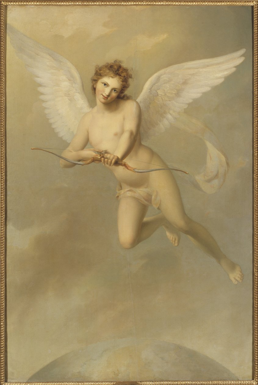 Cupidon - Cupido, por Westin, Fredric (1782-1862). Óleo sobre tela de Fredric Westin