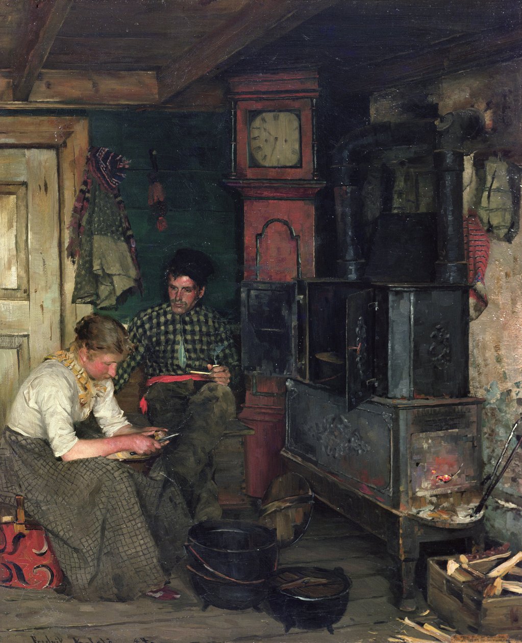 A casa de um pescador de Fredrik Kolstoe