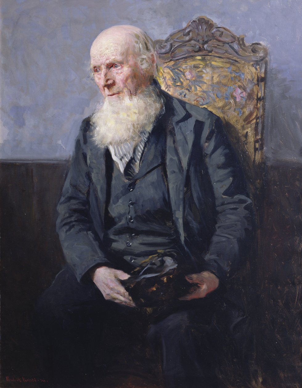 Na sala de espera de Fredrik Kolstoe