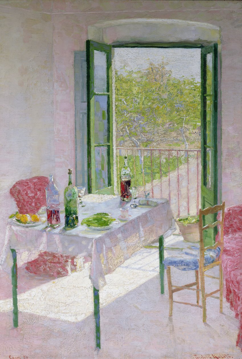Interior do Hotel Pagano, Capri de Fredrik Kolstoe