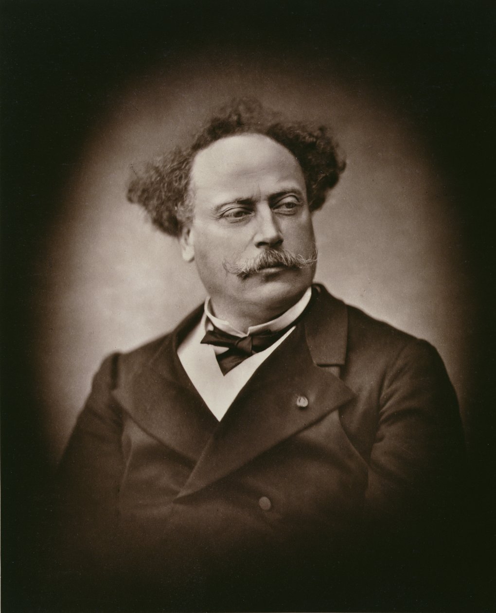 Alexandre Dumas Filho (1824-95), da Galeria Contemporânea, c.1874-78 de French Photographer