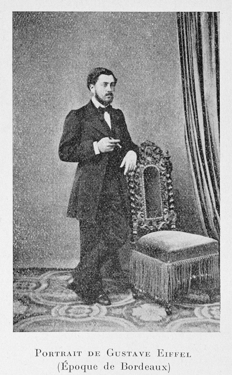 Alexandre Gustave Eiffel na época de Bordeaux, c.1858 de French Photographer