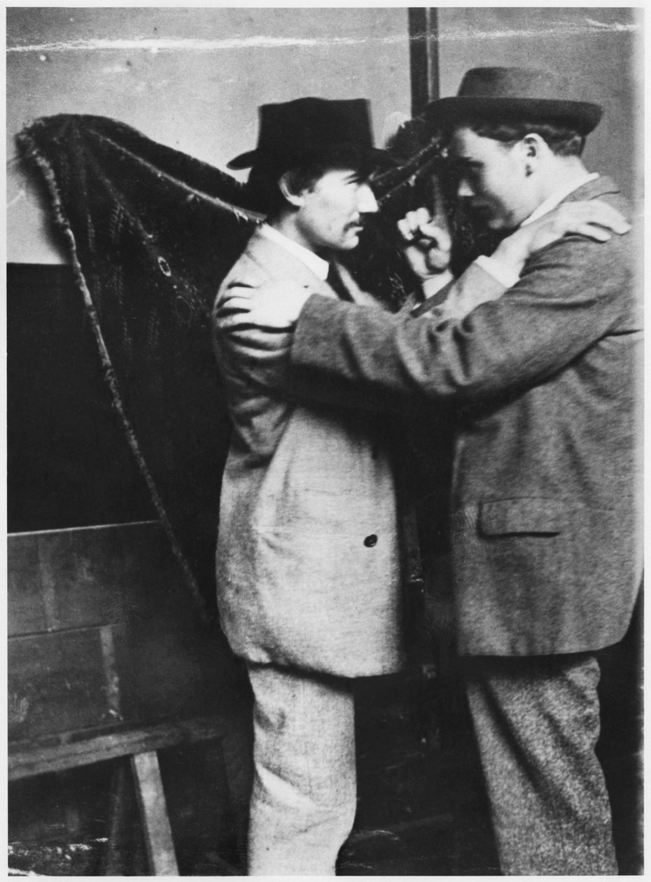 Andre Gide e Paul Albert Laurens, Biskra, Argélia, 1893 de French Photographer