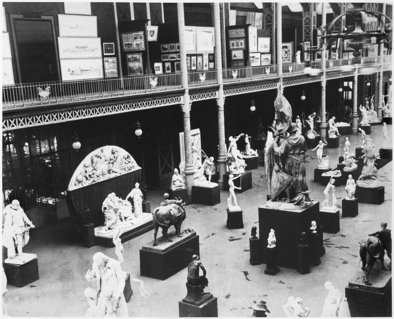 Belas Artes belgas na Exposição Universal, Paris, 1889 de French Photographer