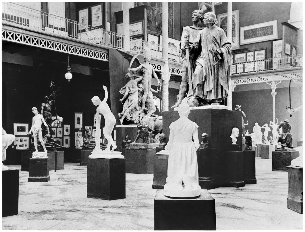 Belas Artes belgas na Exposição Universal, Paris, 1889, de French Photographer