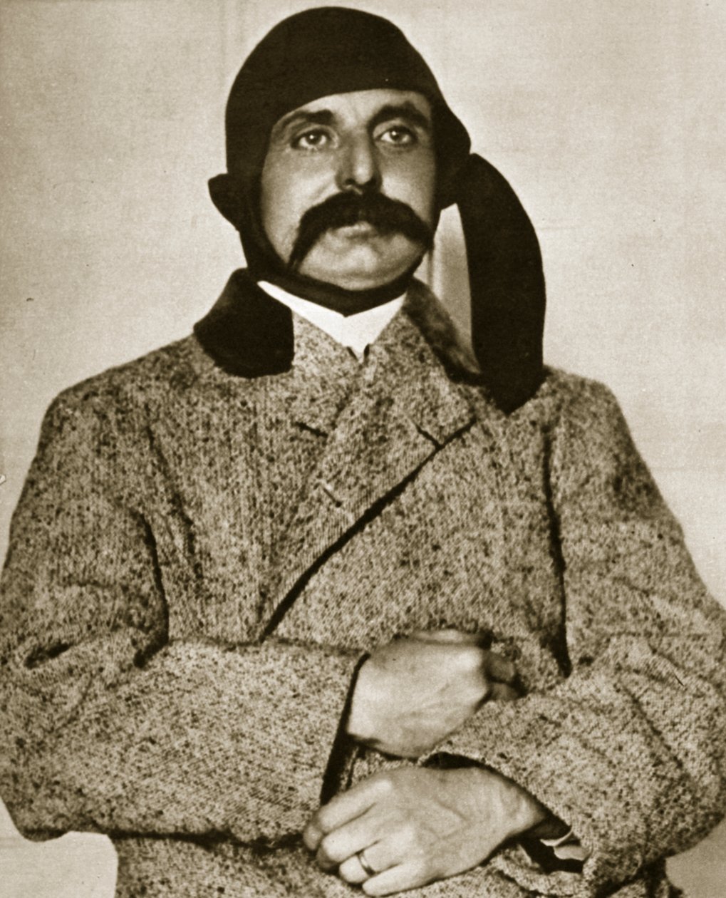 Bleriot: herói feliz de um voo imortal (fotogravura) de French Photographer