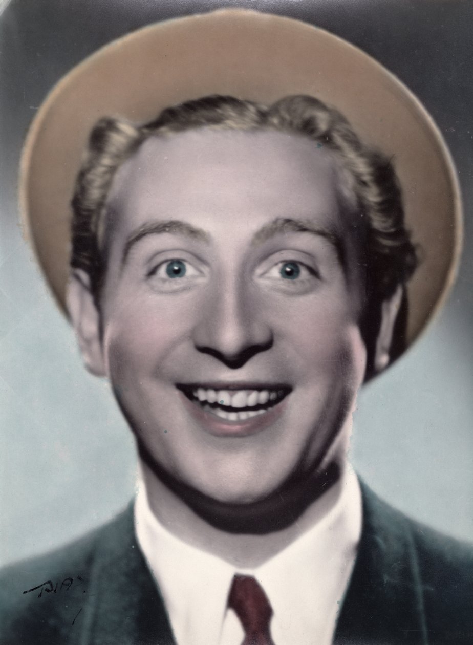 Charles Trenet (1913-2001), 1938 (foto colorida) de French Photographer