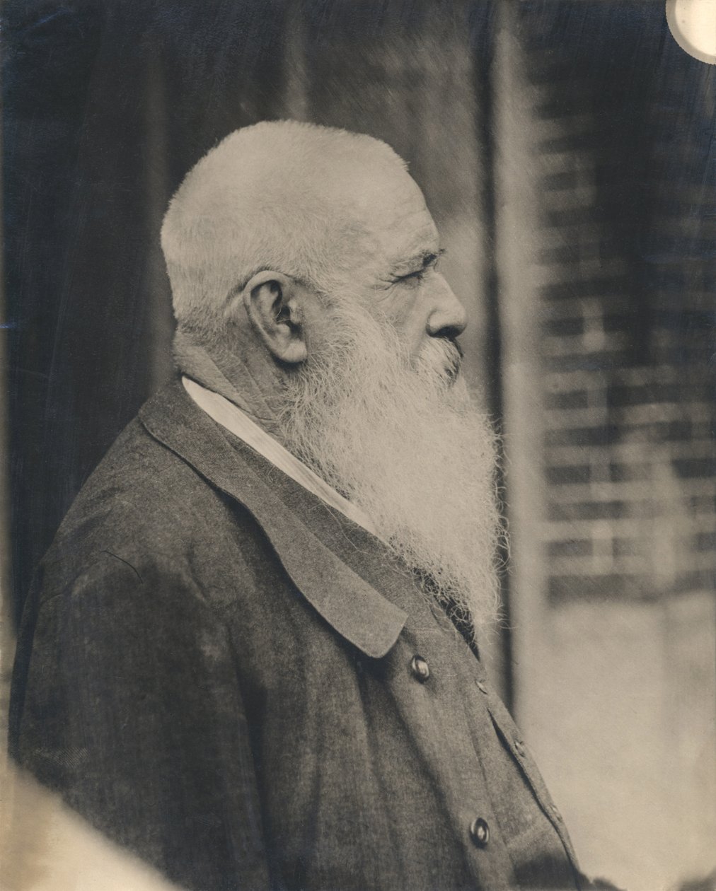 Claude Monet (1841-1926) início do século 20 (impressão de prata gelatina) de French Photographer