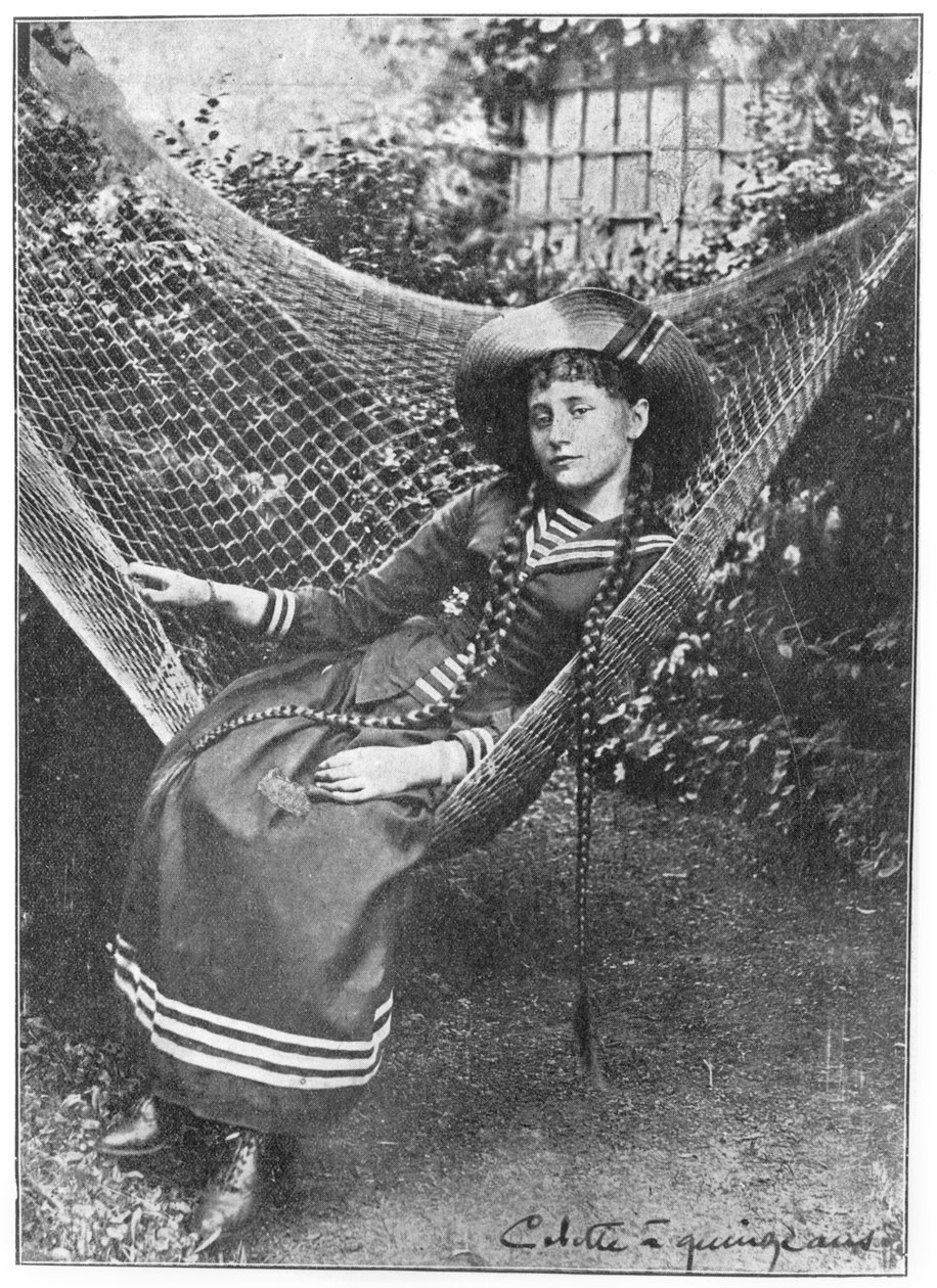 Colette (1873-1954), 15 anos, 1888 de French Photographer