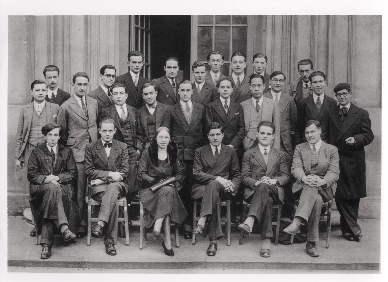 Aula de formatura da École Normale Supérieure, Paris, 1931 de French Photographer