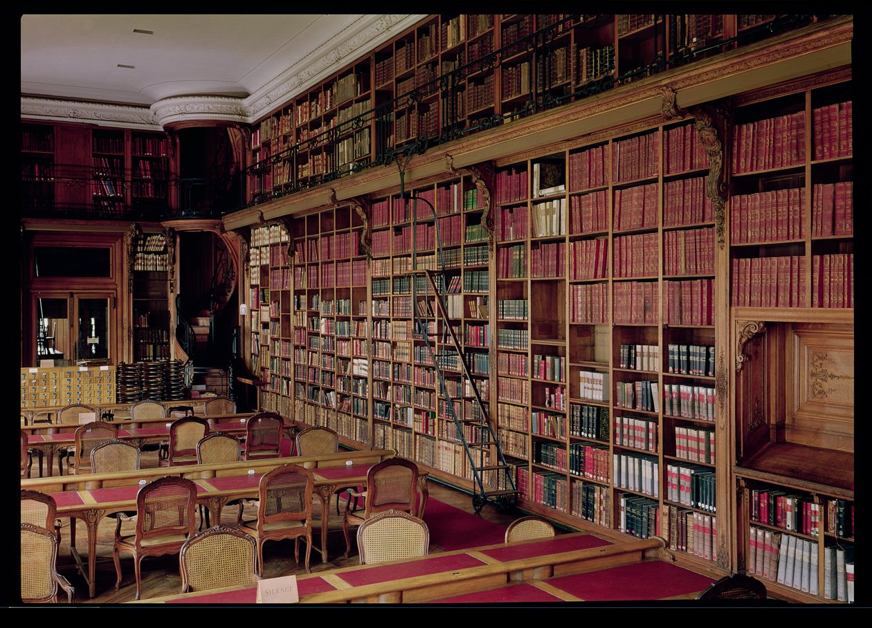 Interior da sala do manuscrito de French Photographer
