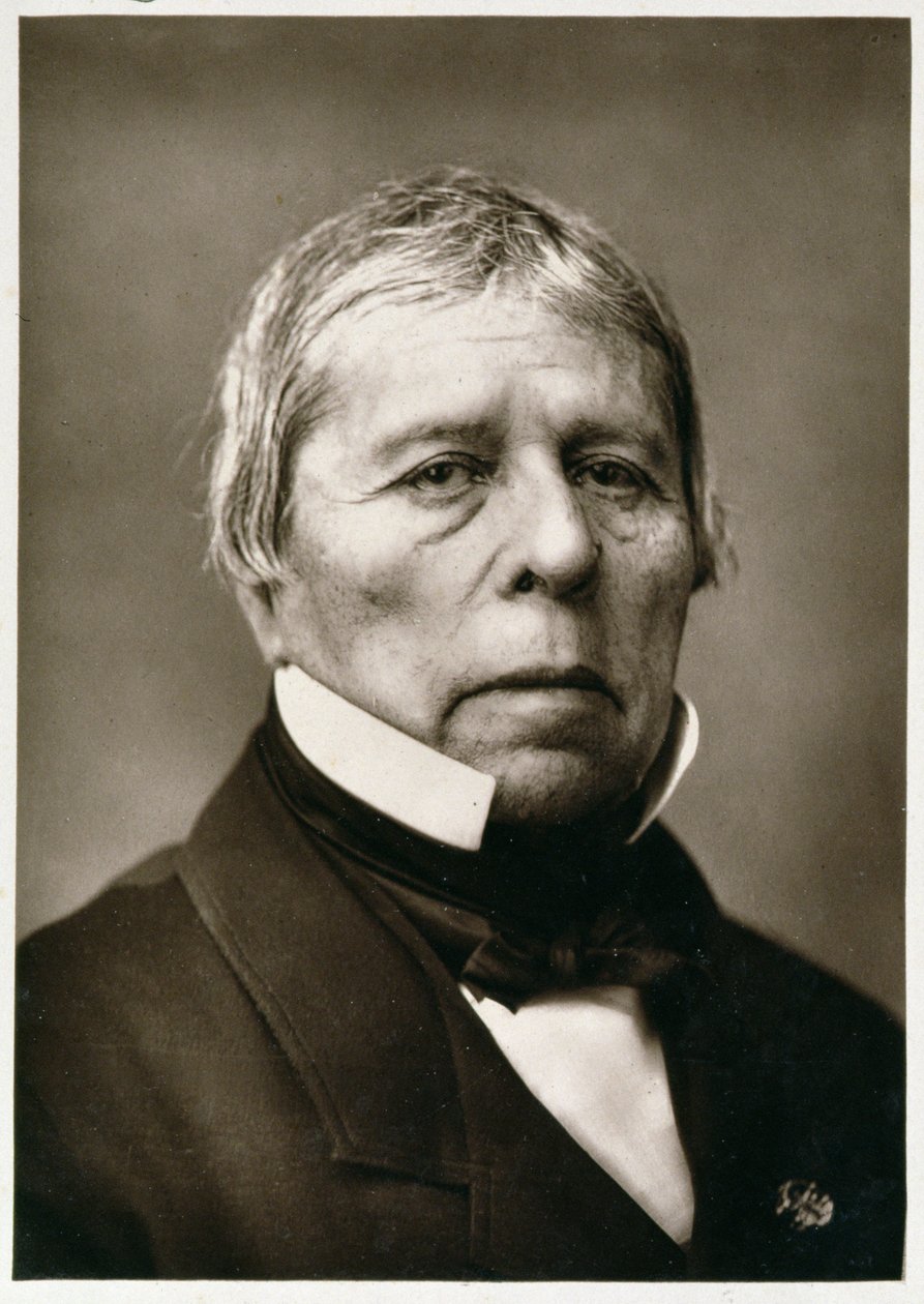 Jean Auguste Dominique Ingres (1780-1867), da Galeria Contemporânea, c.1874-78 de French Photographer
