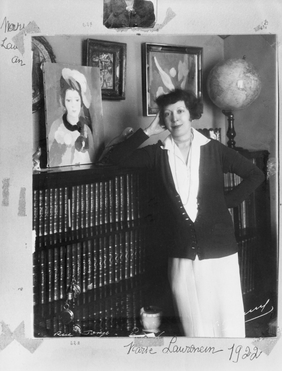 Marie Laurencin, do álbum Marcel Jouhandeau, 1922 de French Photographer