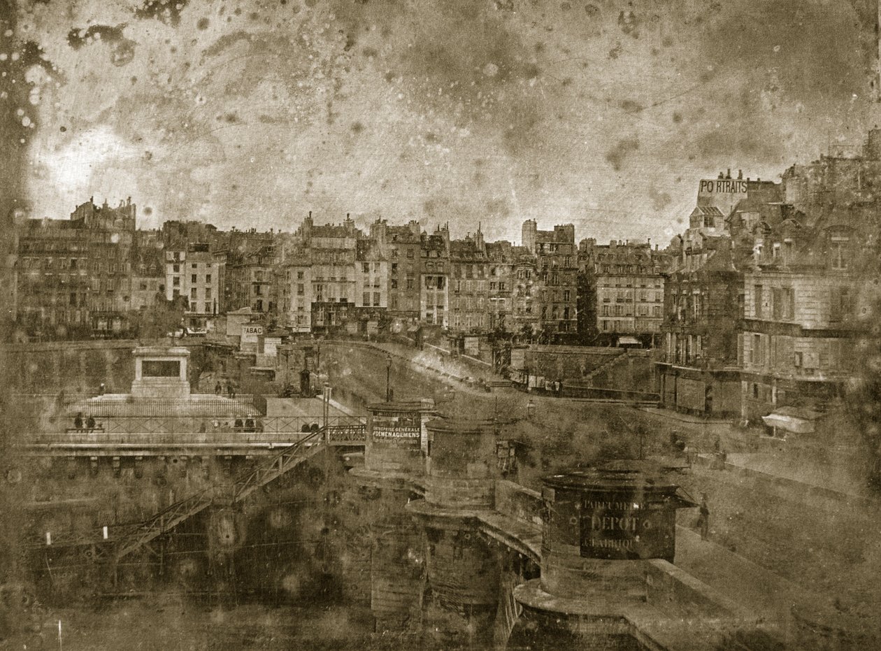 Pont Neuf, Paris, c.1841 de French Photographer
