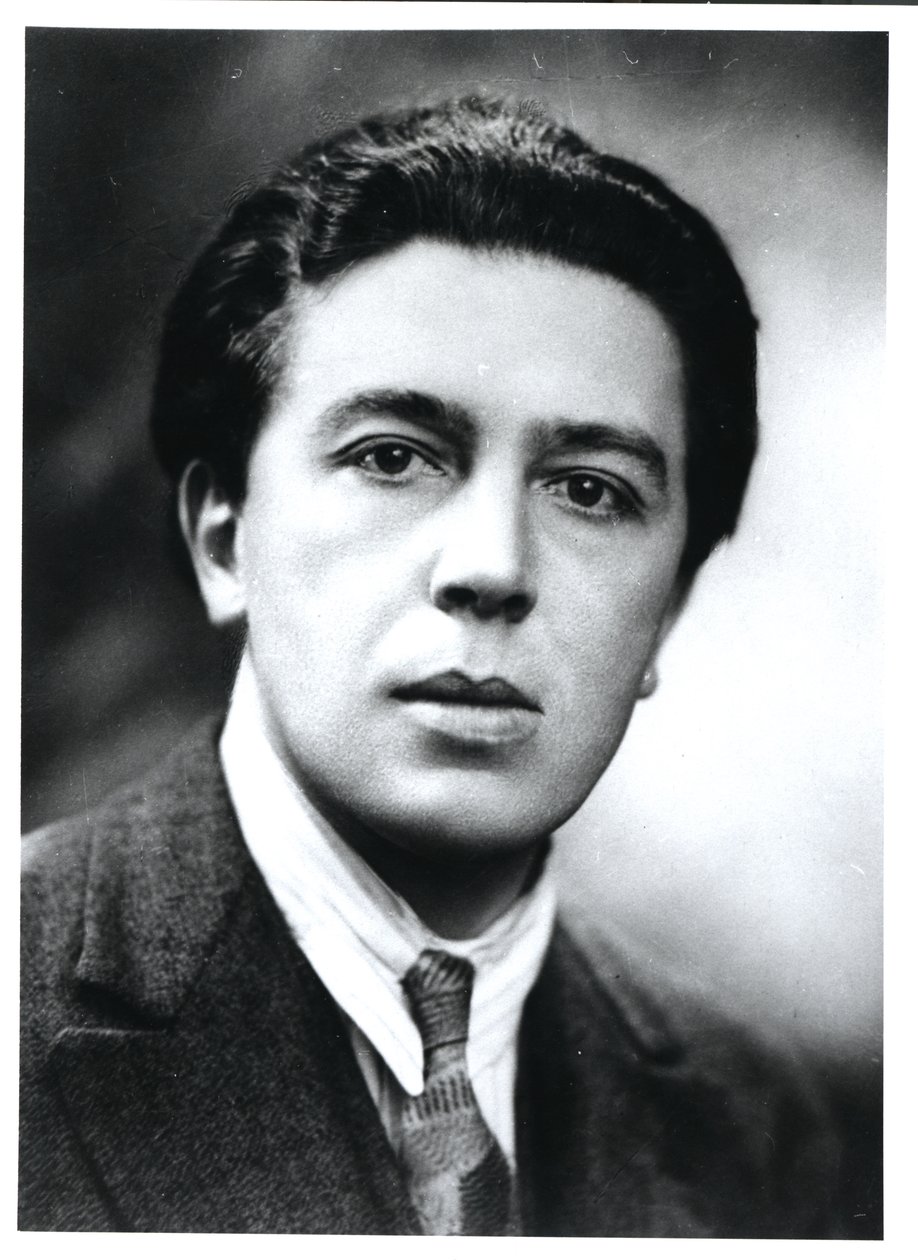 Retrato de Andre Breton (1896-1966) 1930 de French Photographer
