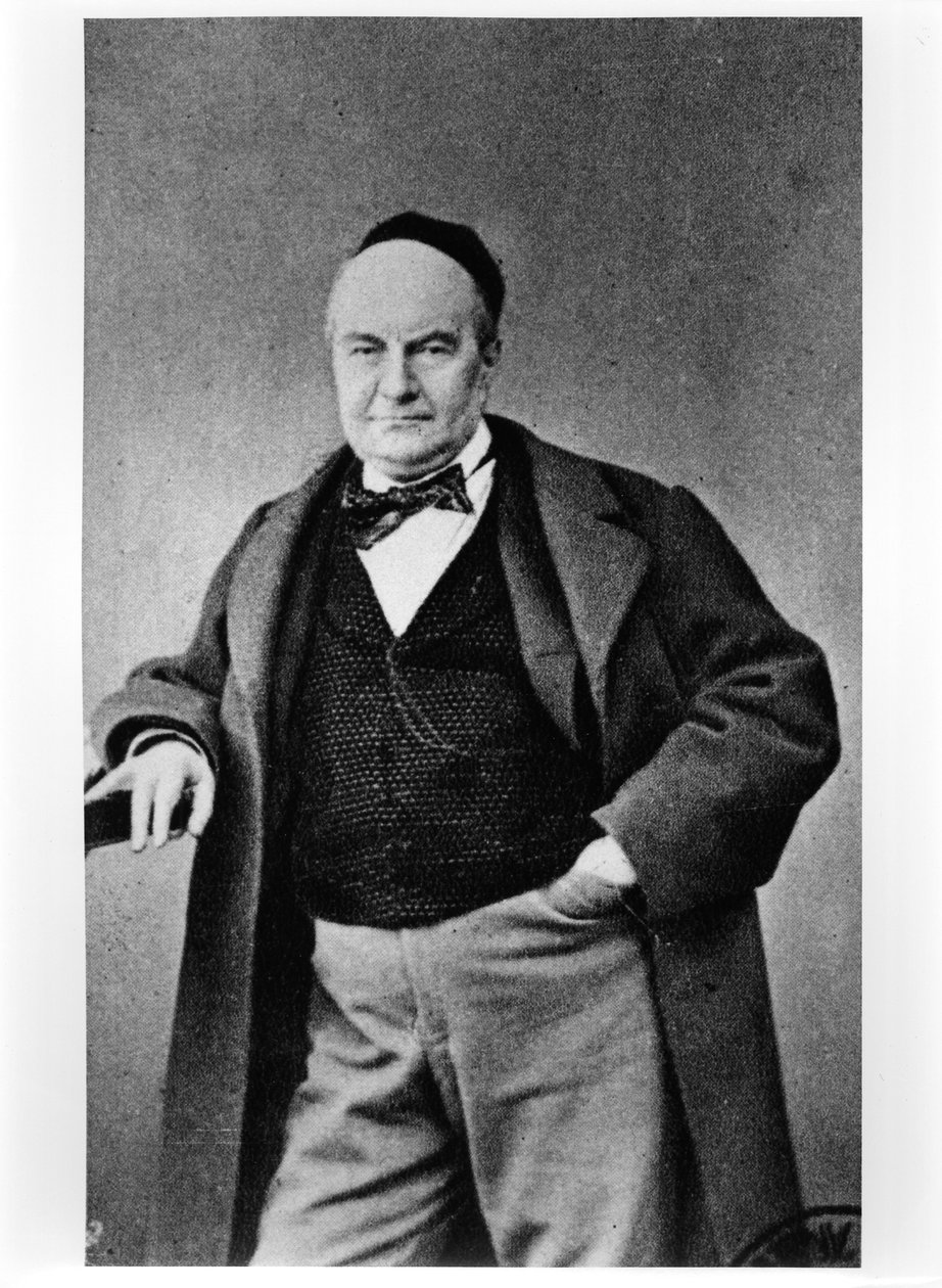 Retrato de Charles Augustin Sainte-Beuve (1804-69) de French Photographer