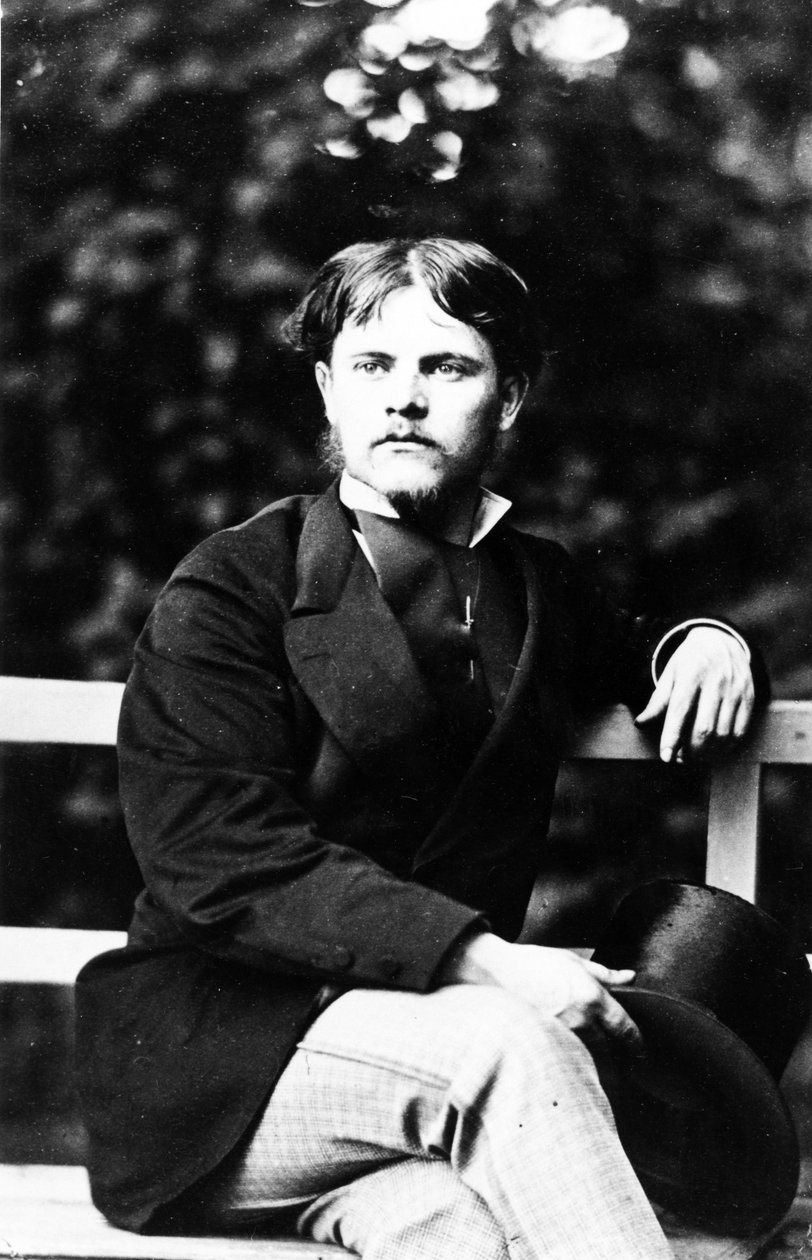 Retrato de Jules Bastien-Lepage, c.1870s de French Photographer