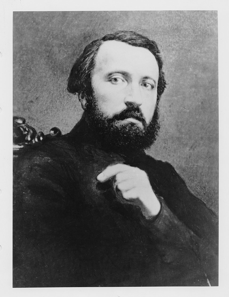 Retrato de Pierre Larousse de French Photographer