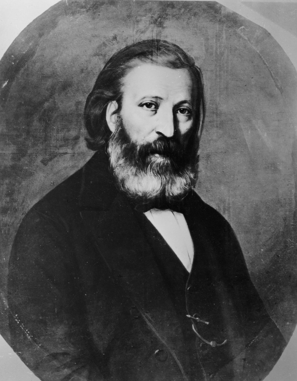 Retrato de Pierre Larousse de French Photographer