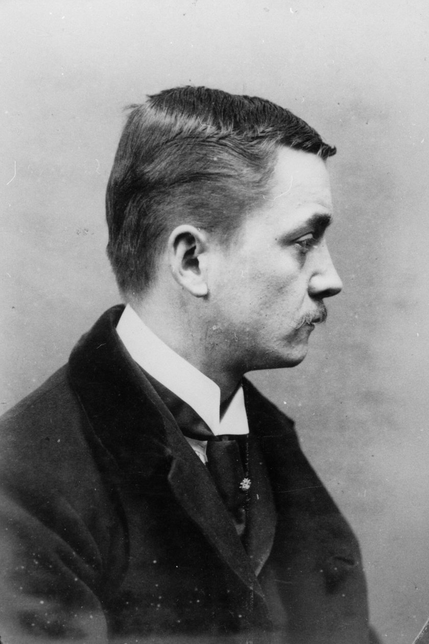 Retrato do pintor Félix Vallotton de French Photographer