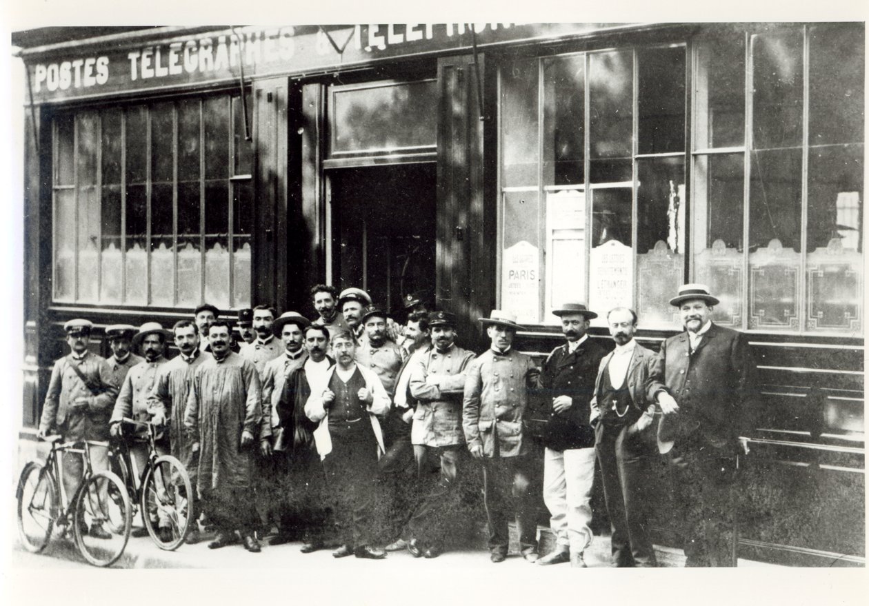 Correios em Paris, pré-1914 de French Photographer