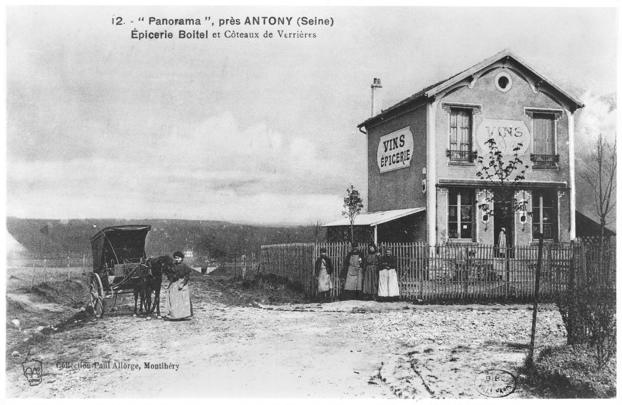 Postal retratando um Panorama perto de Antony, final do século XIX de French Photographer