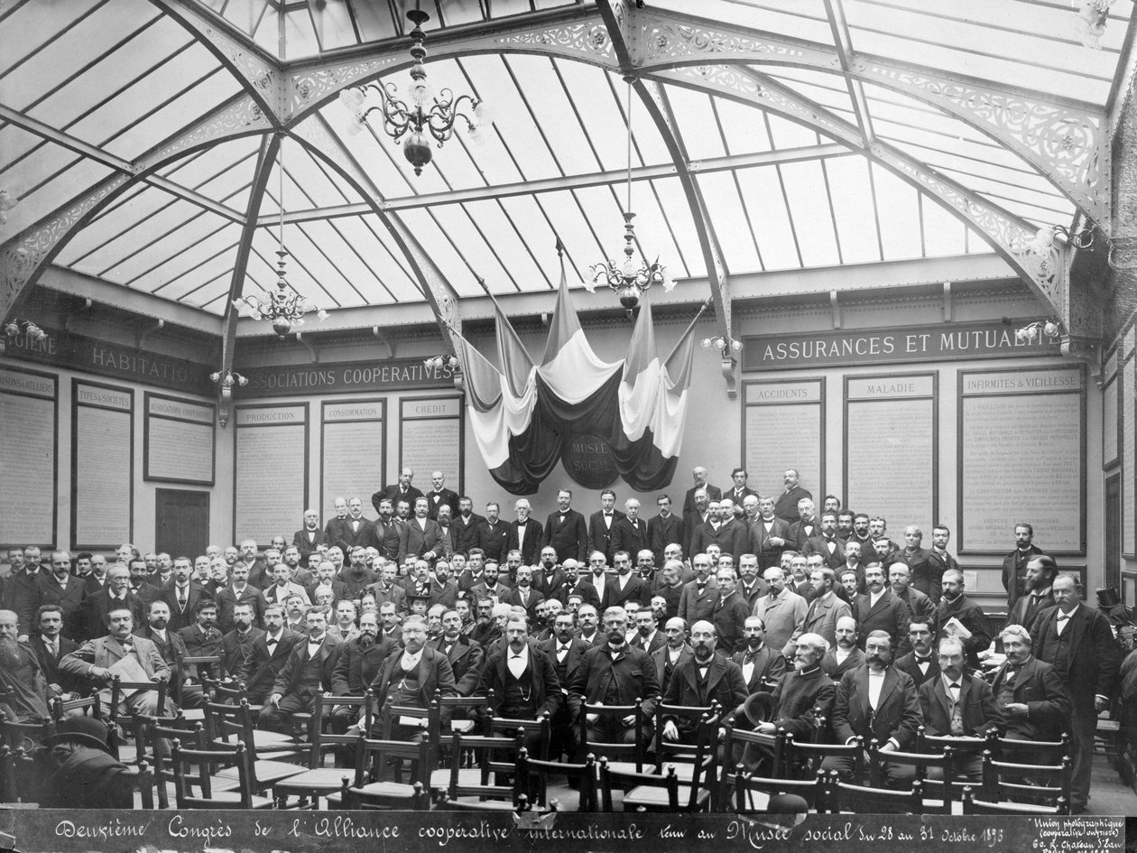 Segundo Congresso da Aliança Cooperativa Internacional, 31 de outubro de 1895 de French Photographer
