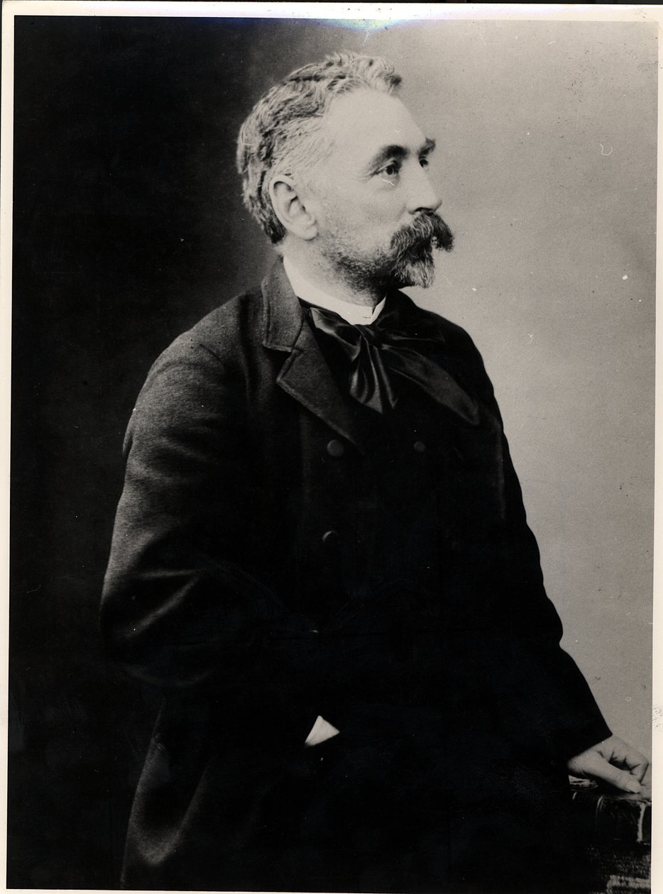 Stephane Mallarme (1842-98) de French Photographer