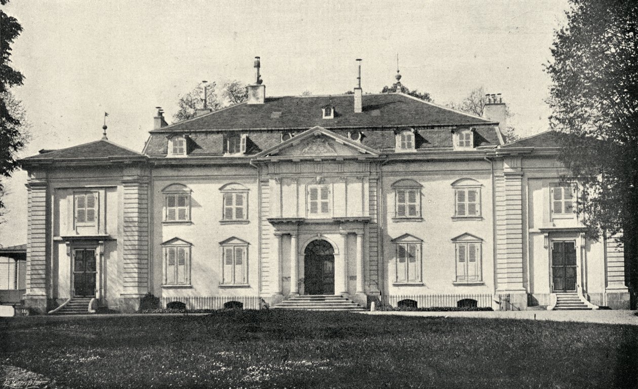 Voltaires (1694-1778) casa em Ferney de French Photographer
