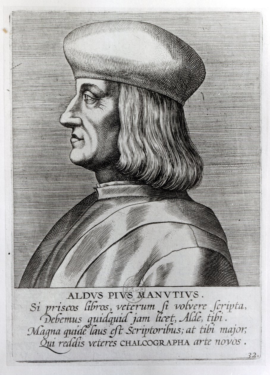 Aldo Manúcio (1449-1515) de French School
