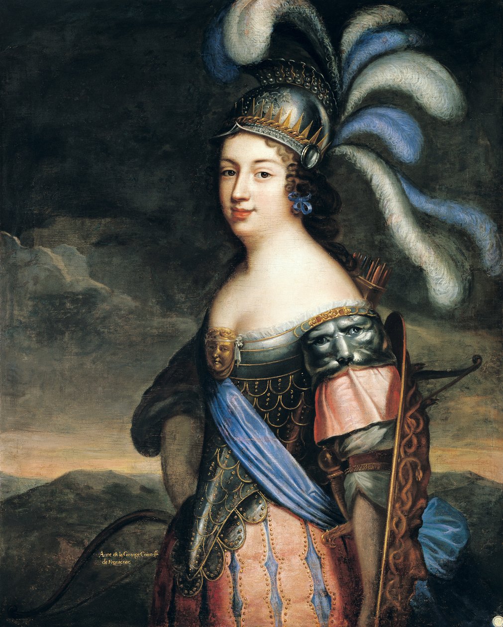 Anne de La Grange-Trianon (1632-1707) Condessa de Palluau e Frontenac de French School