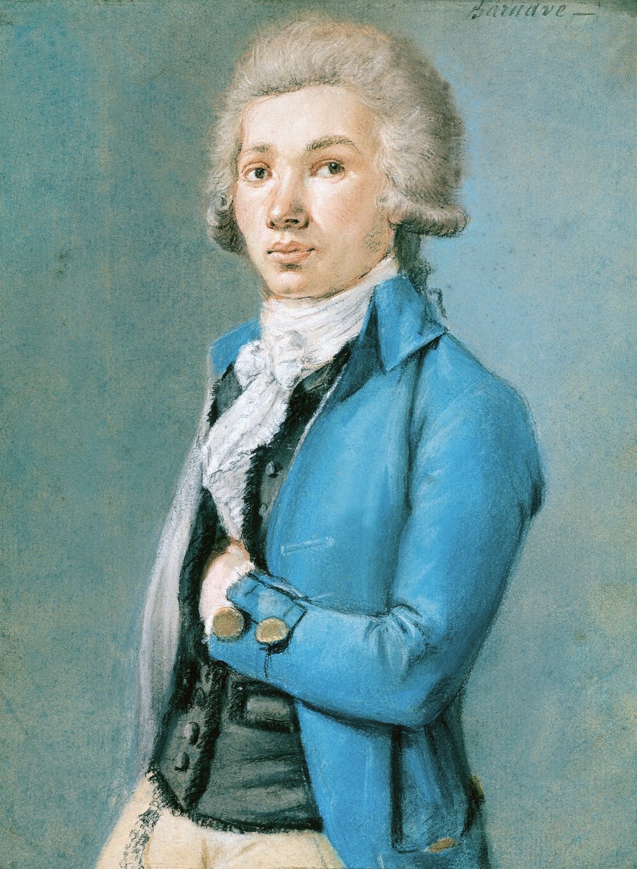 Antoine Barnave (1761-93) (pastel sobre papel) de French School