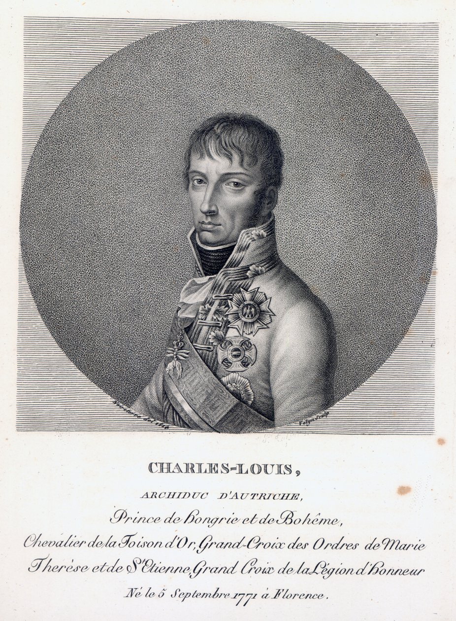 Arquiduque Carlos da Áustria, Duque de Teschen, c.1814 de French School