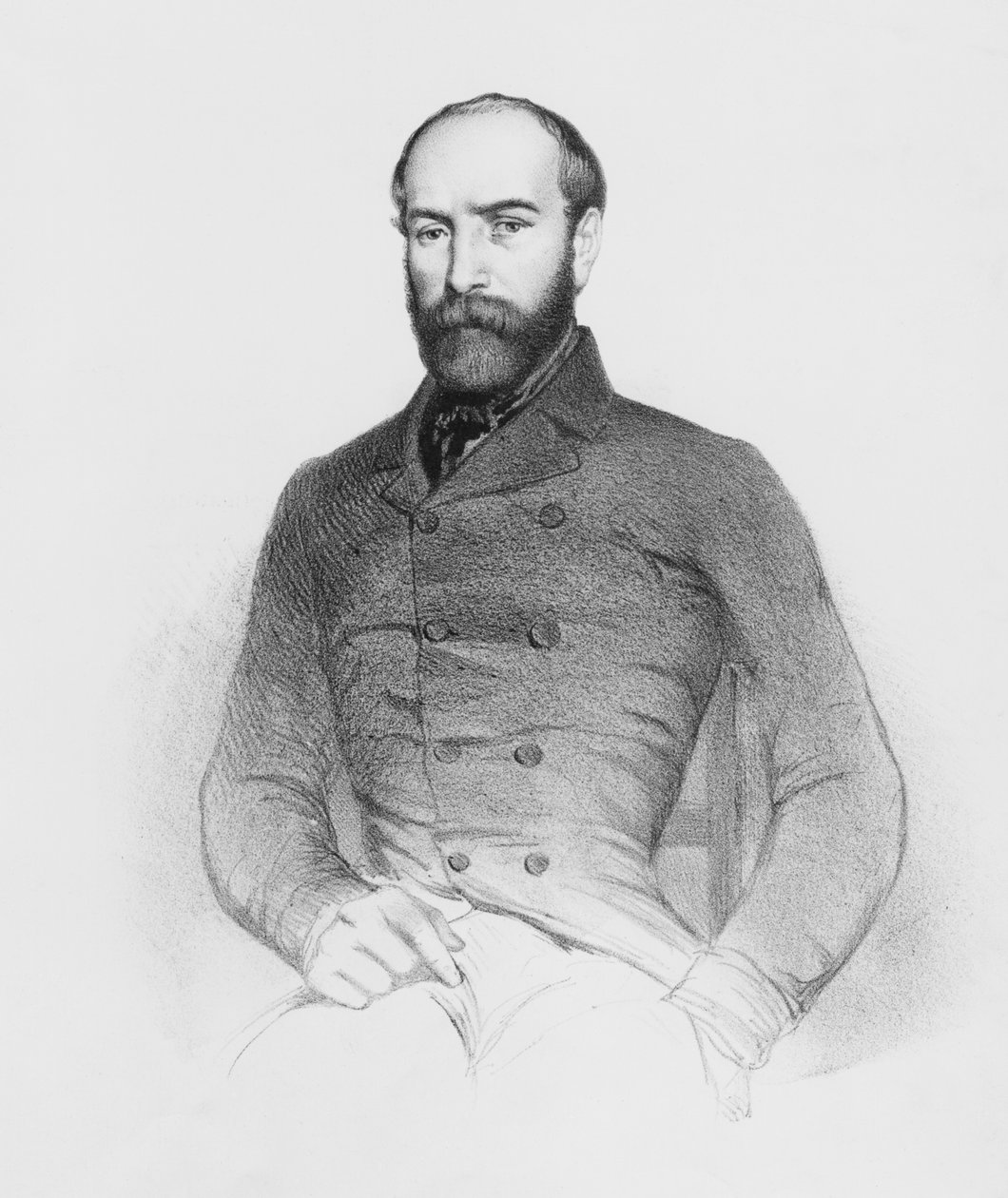 Armand Barbes como Representante do Povo na Assembléia Constituinte, gravado por Jannin de French School