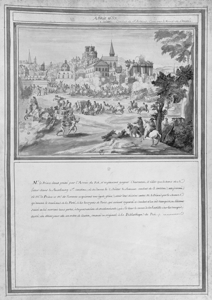 Batalha no Portão de Santo Antônio, 2 de julho de 1652 de French School