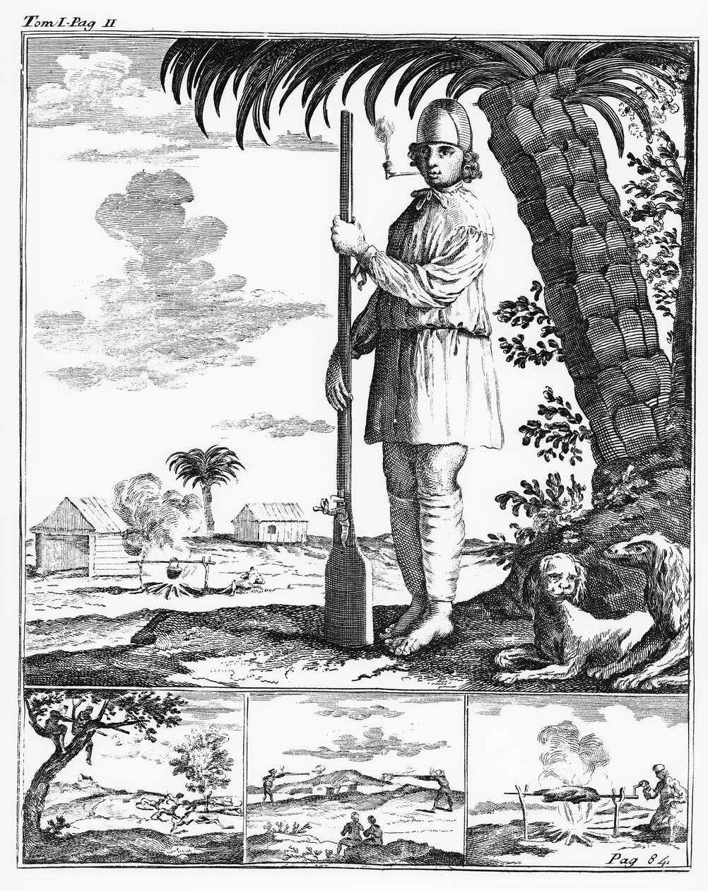 Bucaneiro nas Índias Ocidentais, 1686 de French School