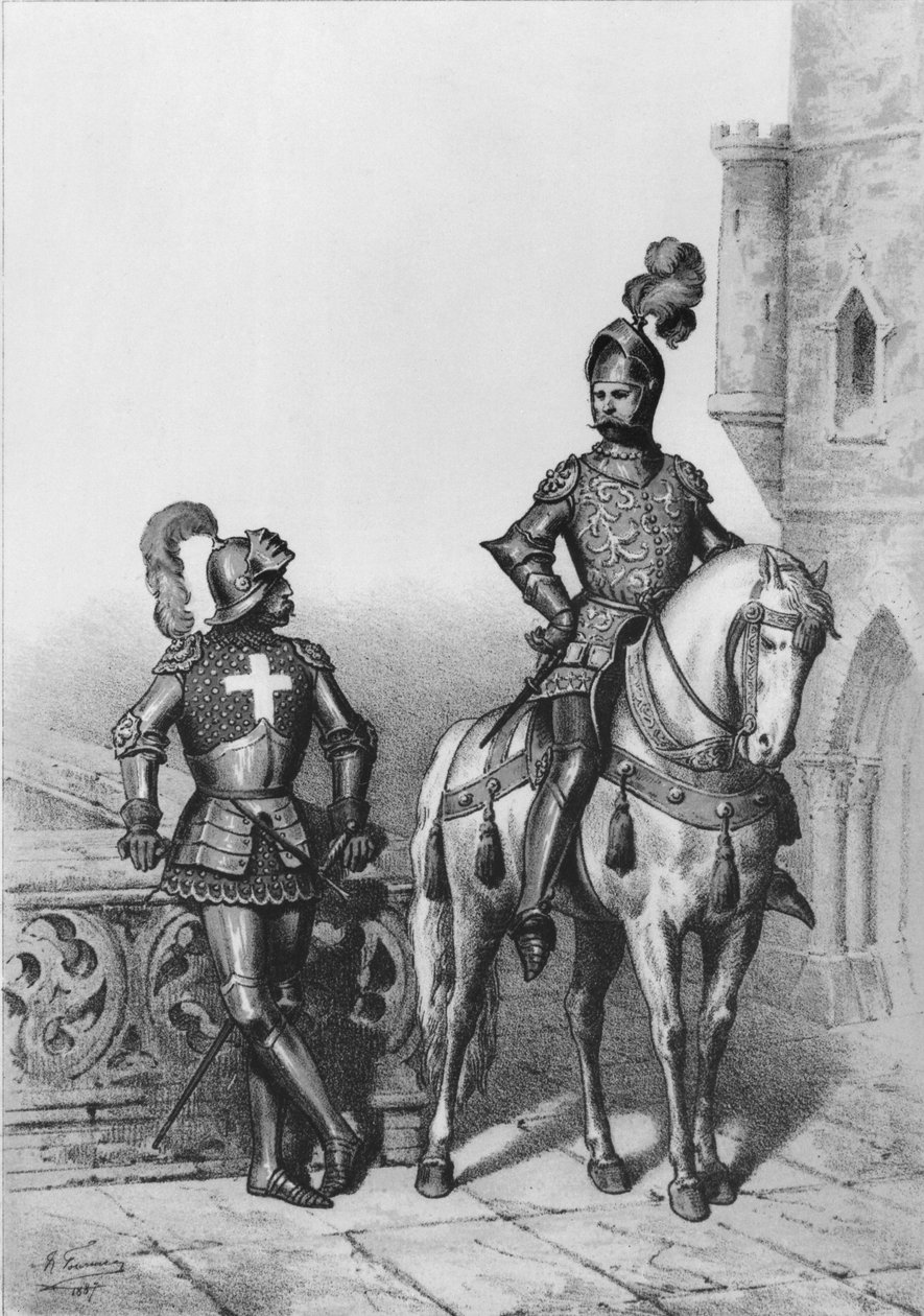 Capitão dos arqueiros de Paris, Cavaleiro de vigia, 1887 de French School