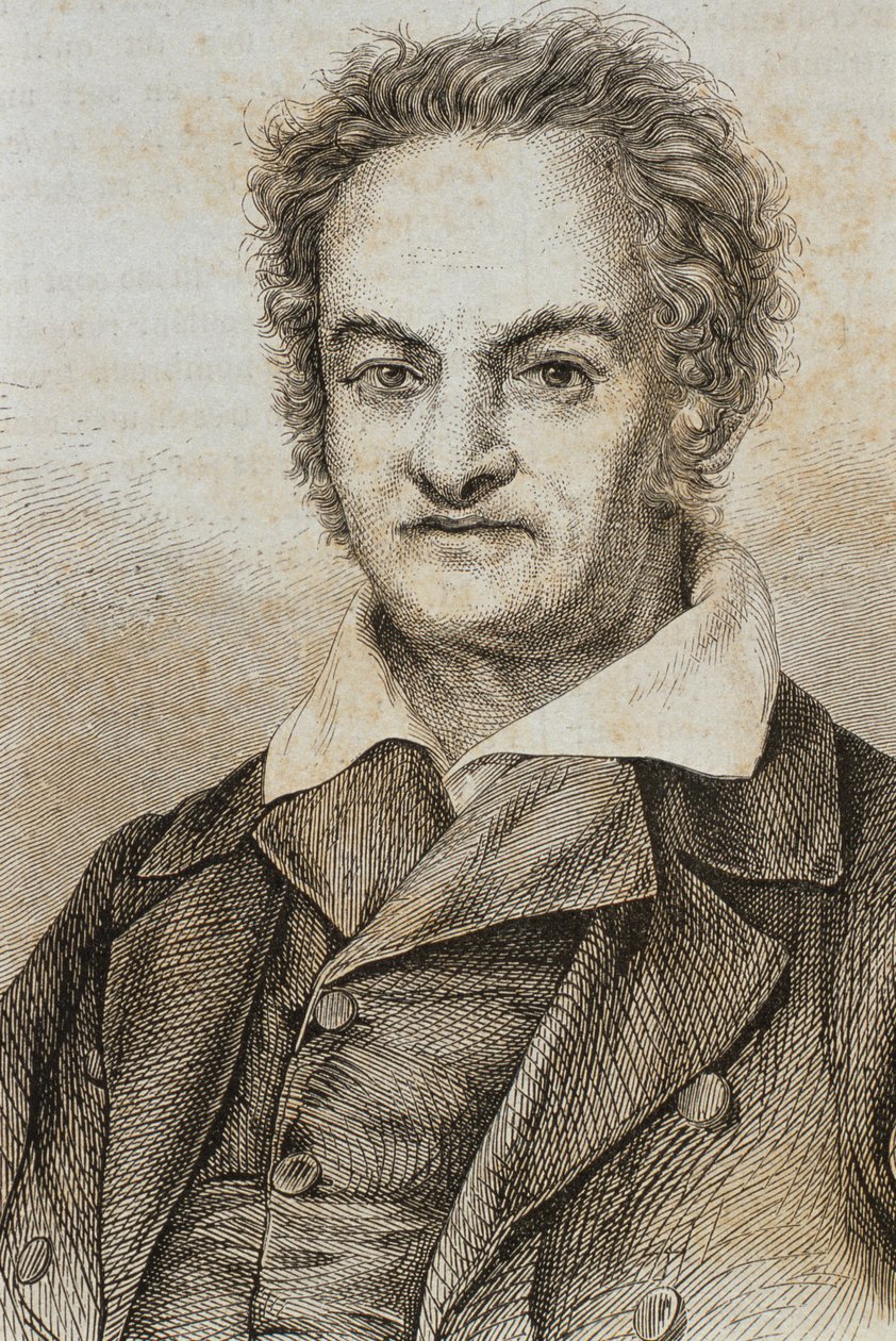 Carl Ritter (1779-1859) de "O Tour do Mundo", publicado em Paris, na década de 1860 de French School