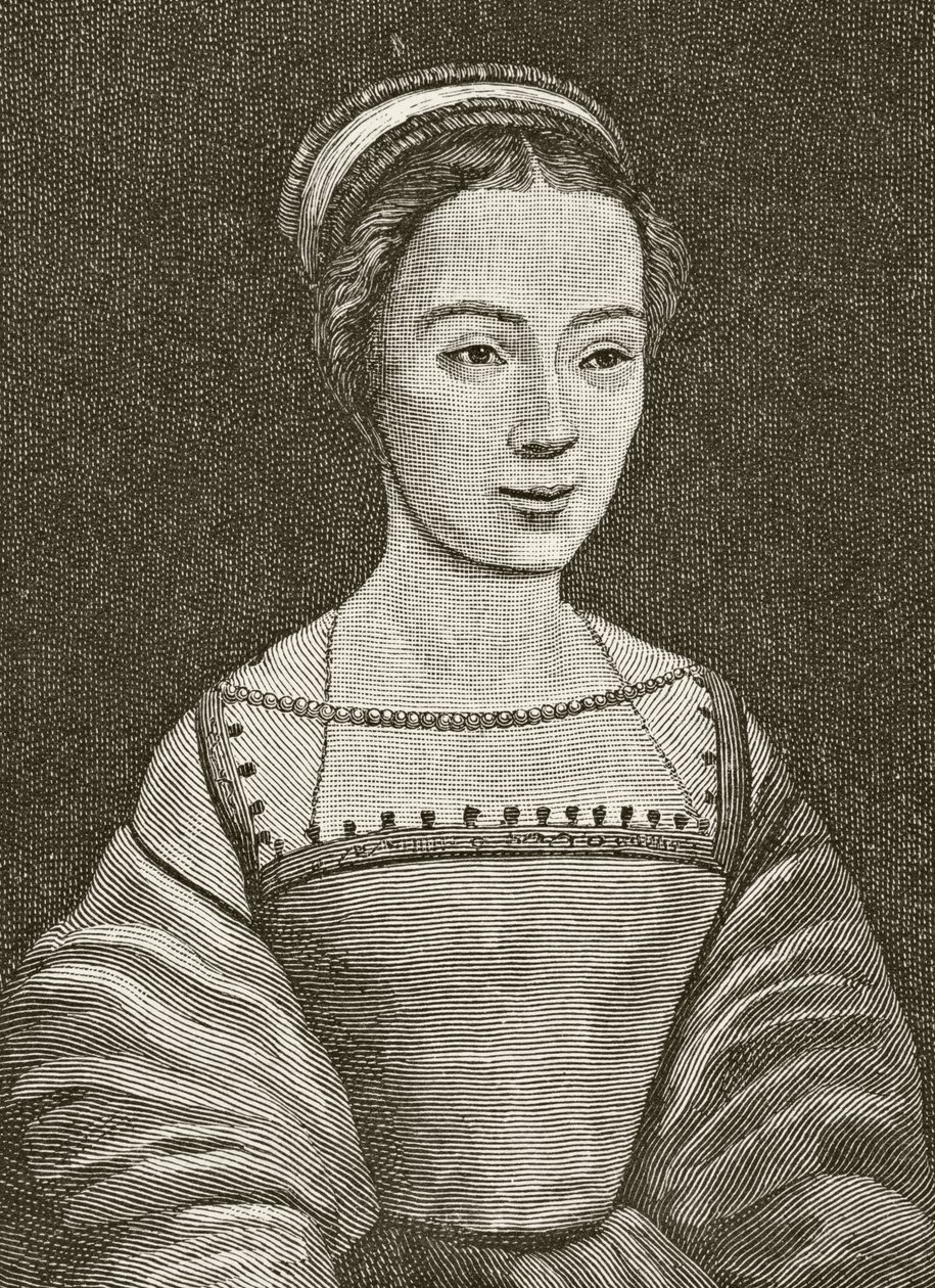 Claude de France, de "Ciência e Literatura na Idade Média" por Paul Lacroix (1806-84) publicou Londres 1878 de French School