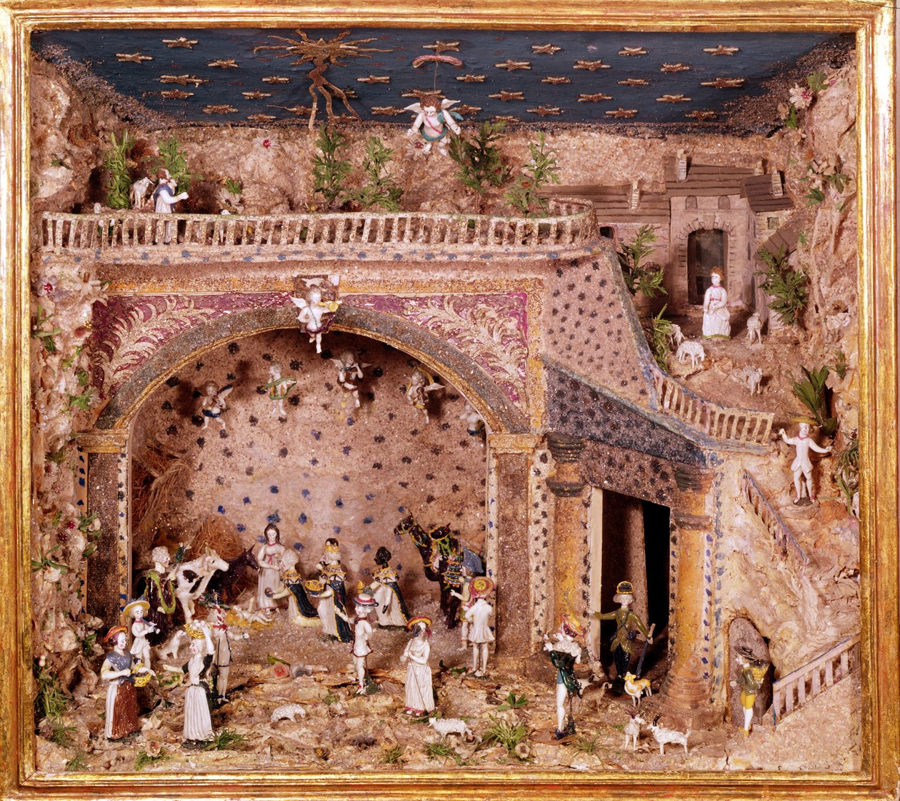 Berço, Nevers (vidro fiado) de French School