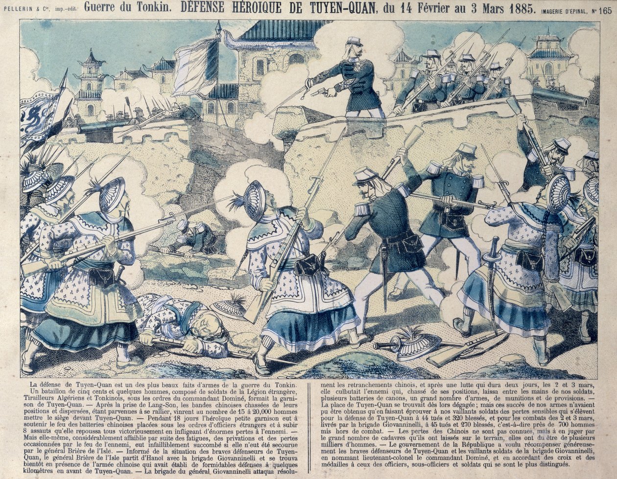 Defesa de Tuyen Quang, 14 de fevereiro de 1885 de French School