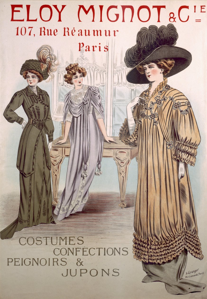 Anúncio de moda de Eloy Mignot de French School