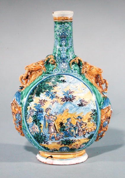 Frasco, c.1670 (cerâmica) de French School