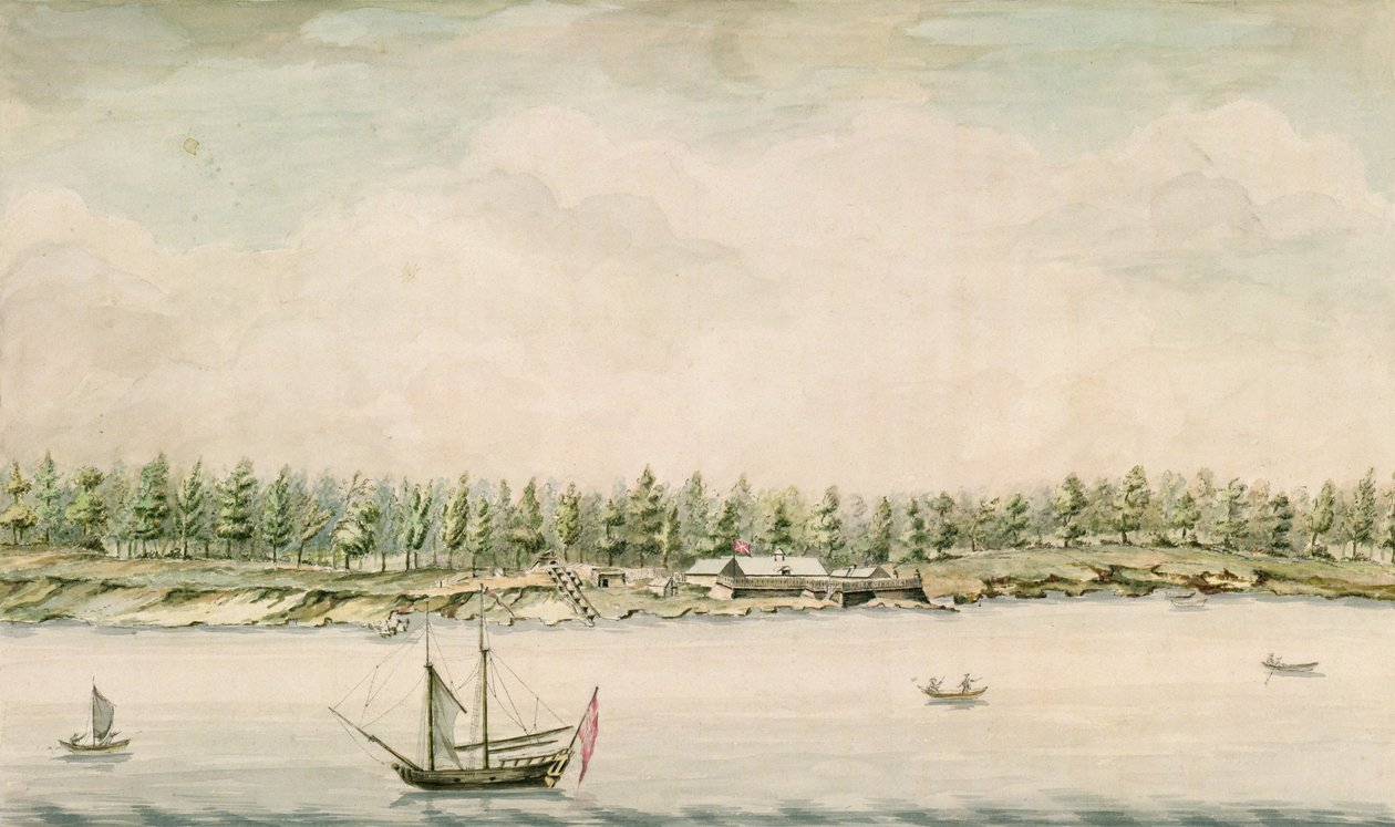 Fort Erie, final do século XVIII de French School