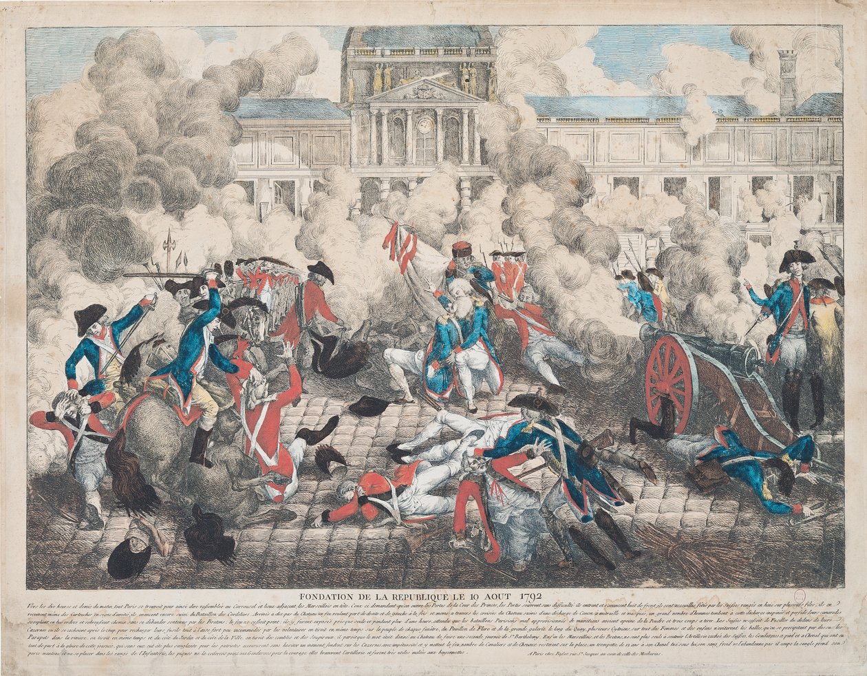 Fundação da República, 10 de agosto de 1792 de French School